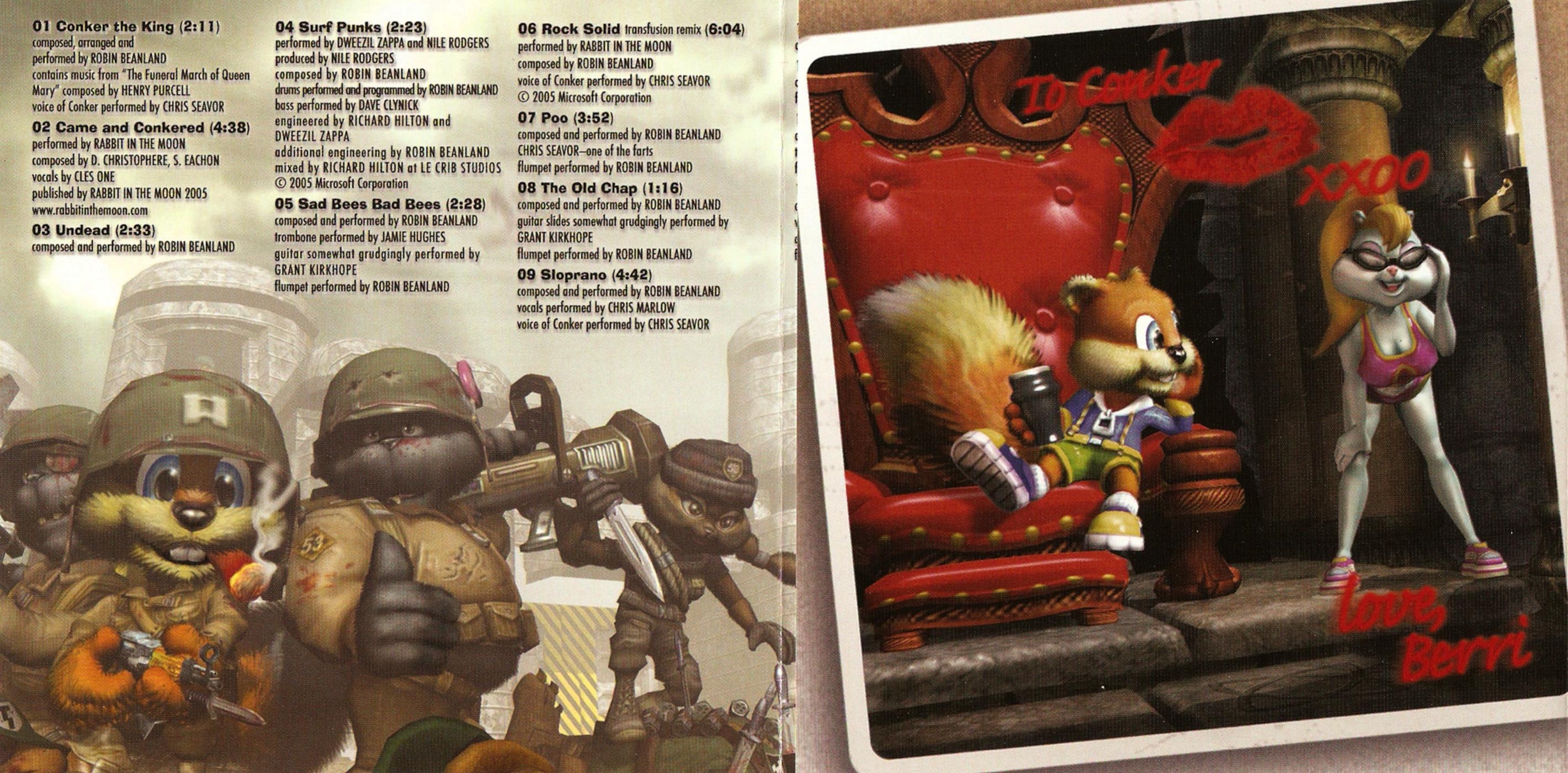 Conker: Live & Reloaded Original Soundtrack (2005) MP3